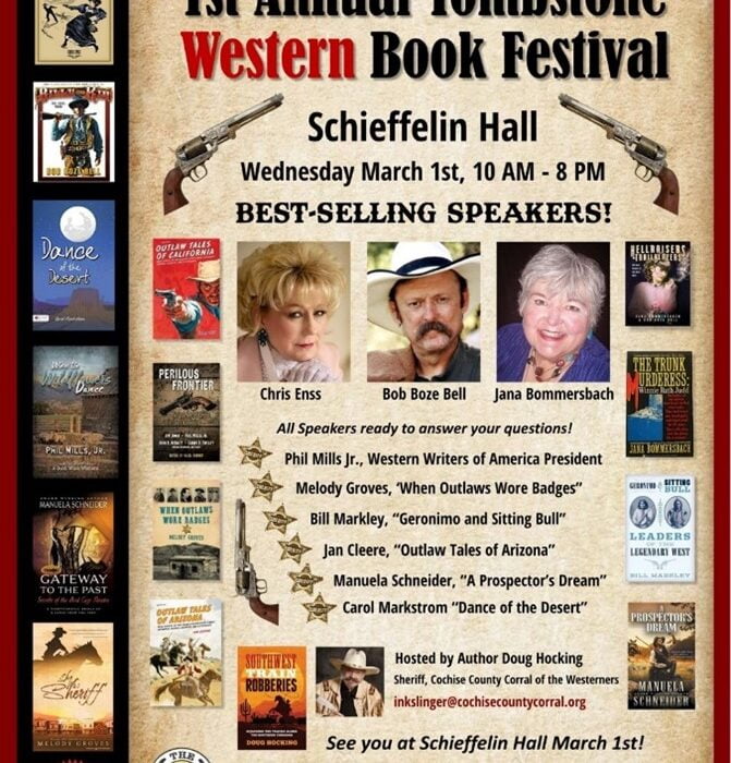 1st Annual Tombstone Western Book Festival Flyer
