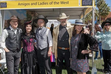 A fine group of award-winning authors and songwriters. Amigos and Ladies of the West.