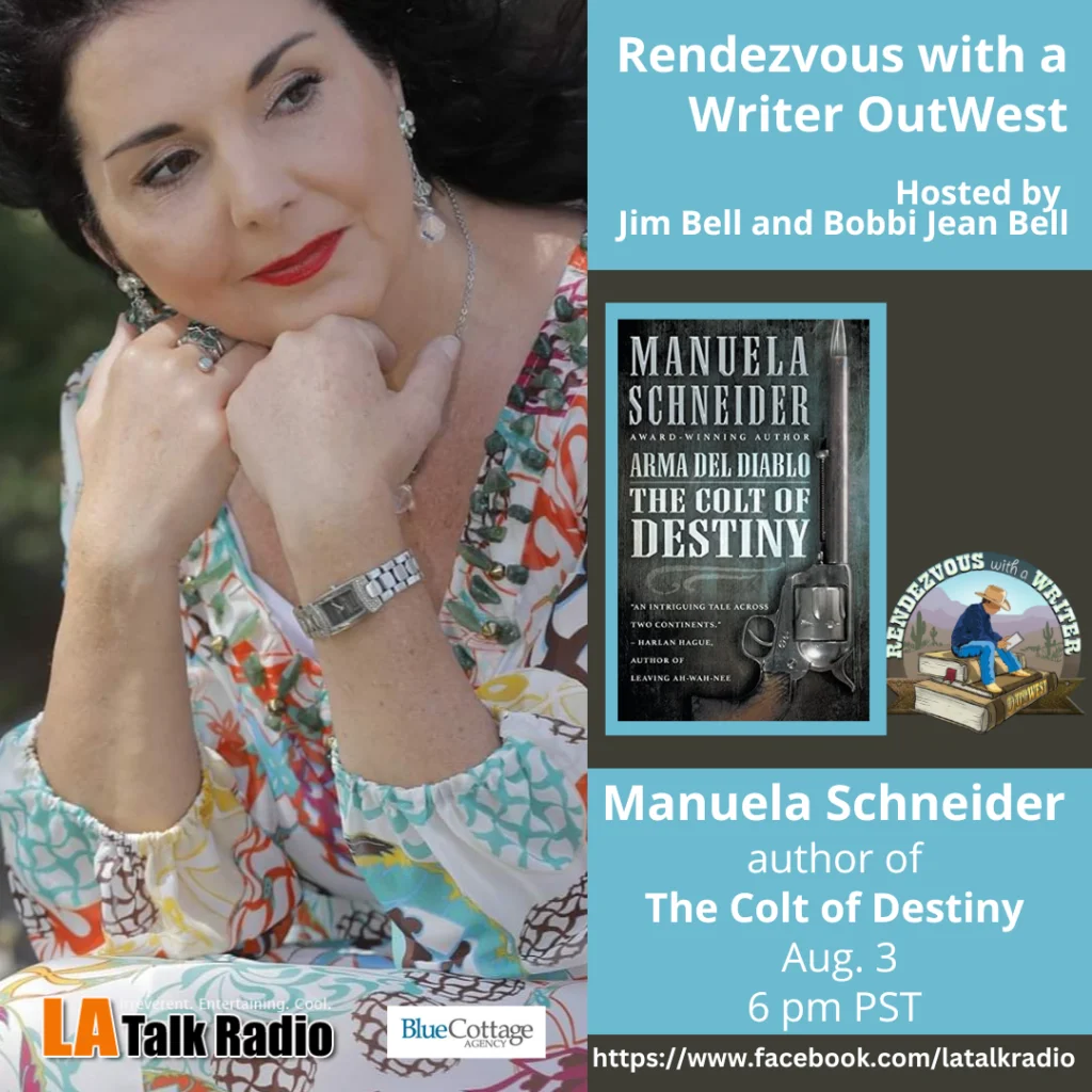 Manuela Schneider Promo for Rendezvous with a Writer on L.A. Talk Radio